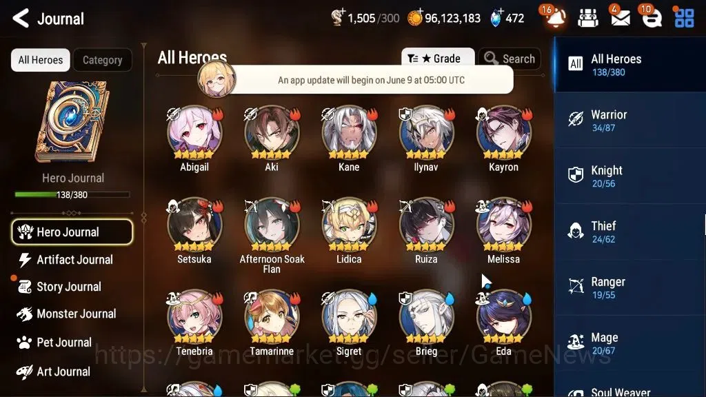 Epic Seven Accounts GLOBAL Unverif|14ML(RhianaNLuciel,Salome,LOTScales image 7