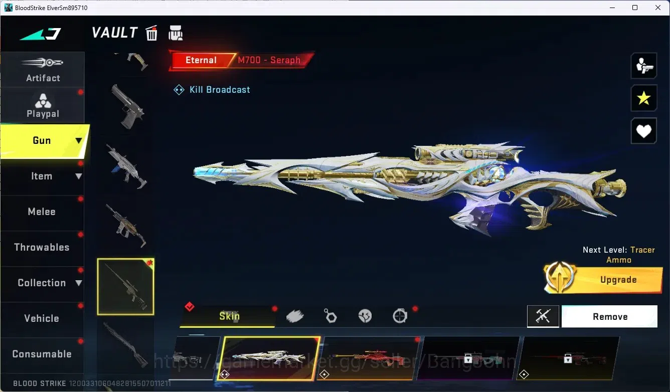 Blood Strike Accounts ASIA |1 Eternal Gun:M700 - Seraph |Ultra Melee Lig image 3