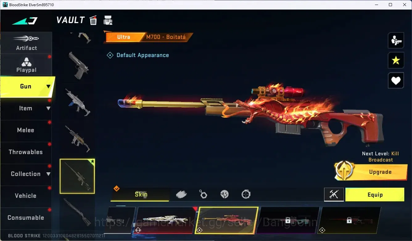Blood Strike Accounts ASIA |1 Eternal Gun:M700 - Seraph |Ultra Melee Lig image 4