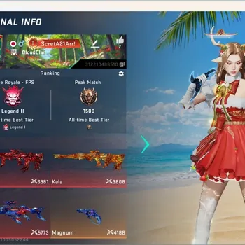 Blood Strike Accounts Others ASIA | 4 Eternal: SCAR-Dominator Lv3,AUG-Requiem Lv2,Kala-Requiem Lv1|2 Ultra Melee:The