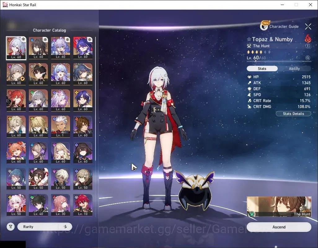 Honkai Star Rail Accounts Asia|TL 50|11 Limited|[Castorice+Sign,Robin E1+Sig image 4