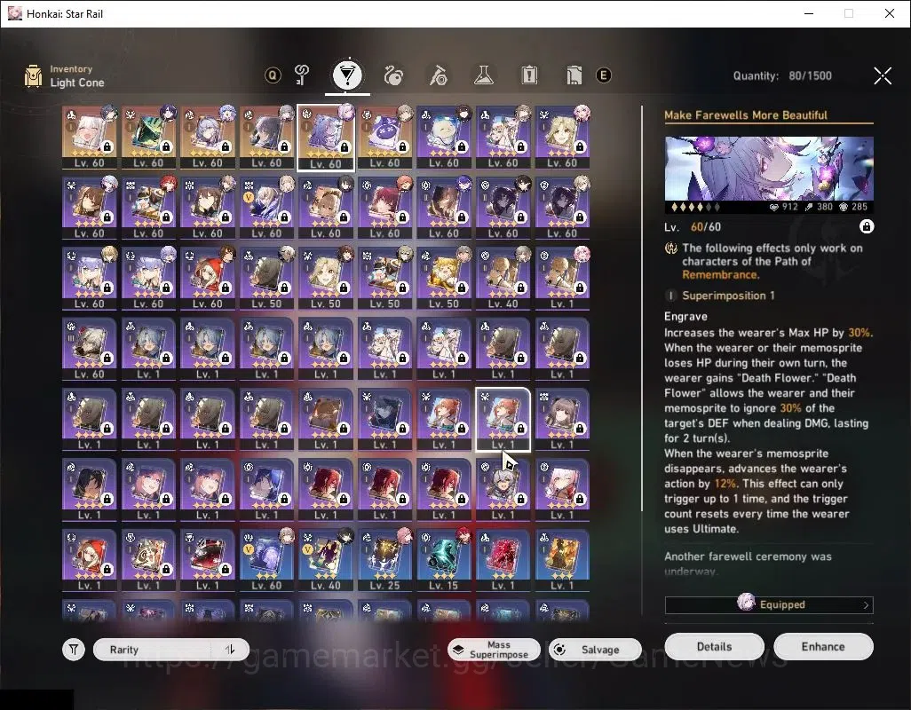 Honkai Star Rail Accounts Asia|TL 50|11 Limited|[Castorice+Sign,Robin E1+Sig image 6