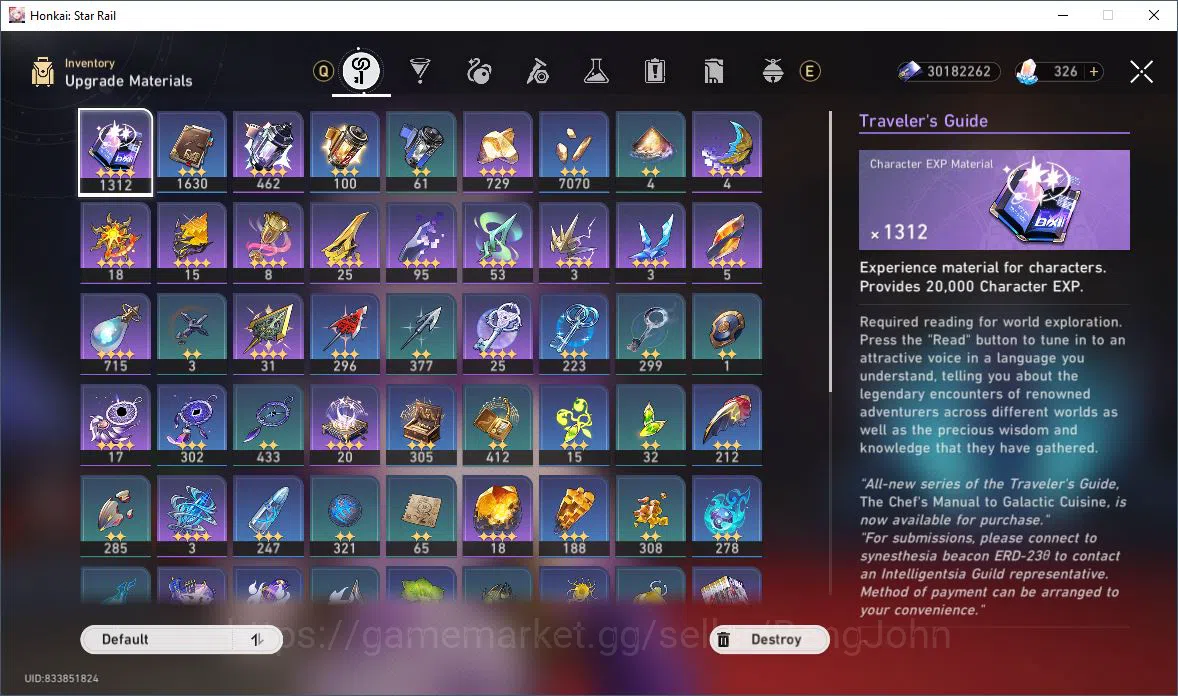 Honkai Star Rail Accounts [ASIA] TL 65 | 15 Limit | Castorice | Hyacine | Tr image 10