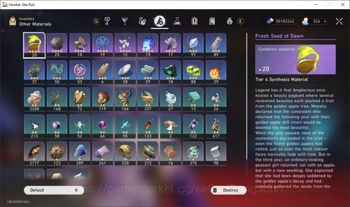 Honkai Star Rail Accounts [ASIA] TL 65 | 15 Limit | Castorice | Hyacine | Tr image 7