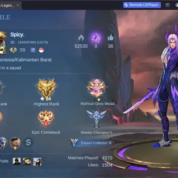 Mobile Legends: Bang Bang Accounts Collector Global|Hero 93|Skin 141|Expert|Collector Natalia|DragonTamer