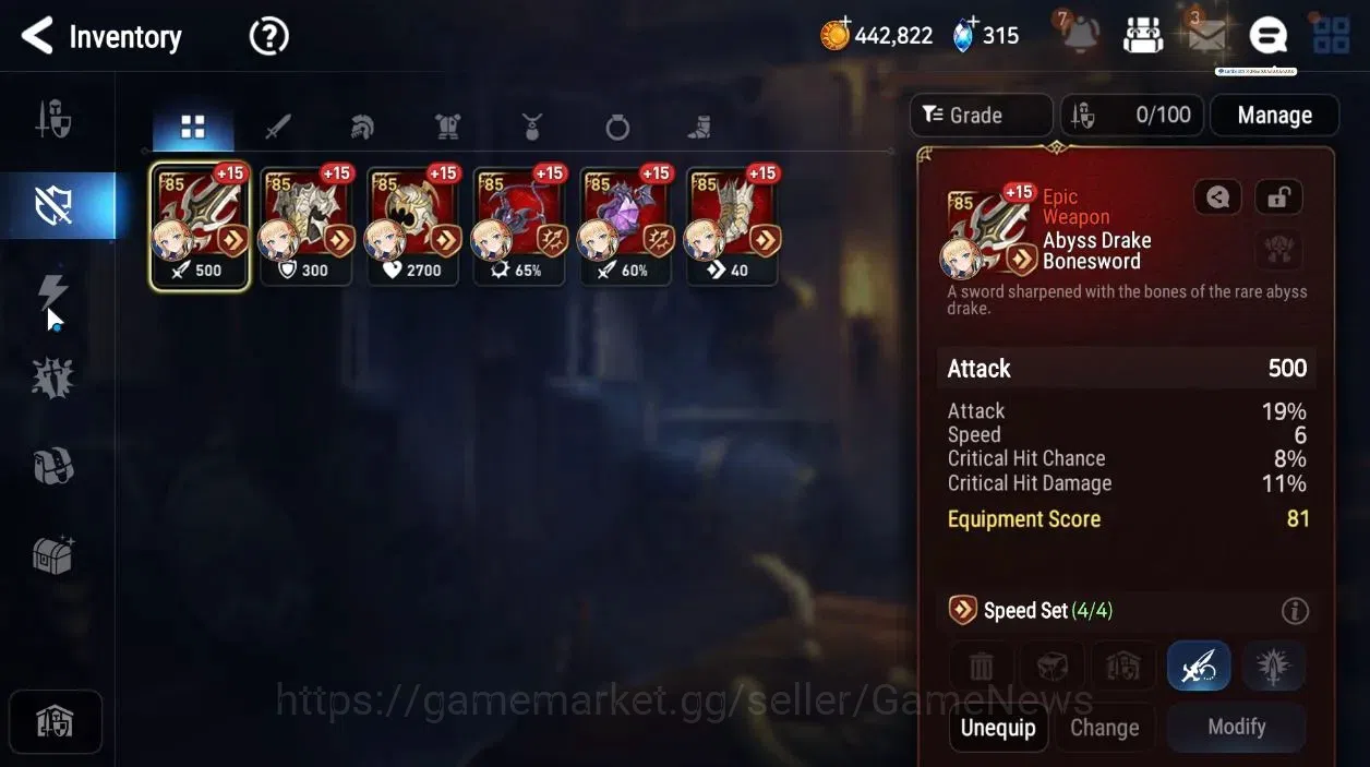 Epic Seven Accounts Global|UnVerif|NewEra|4 ML(NM Luna,Zio,DarkCorvus, image 16