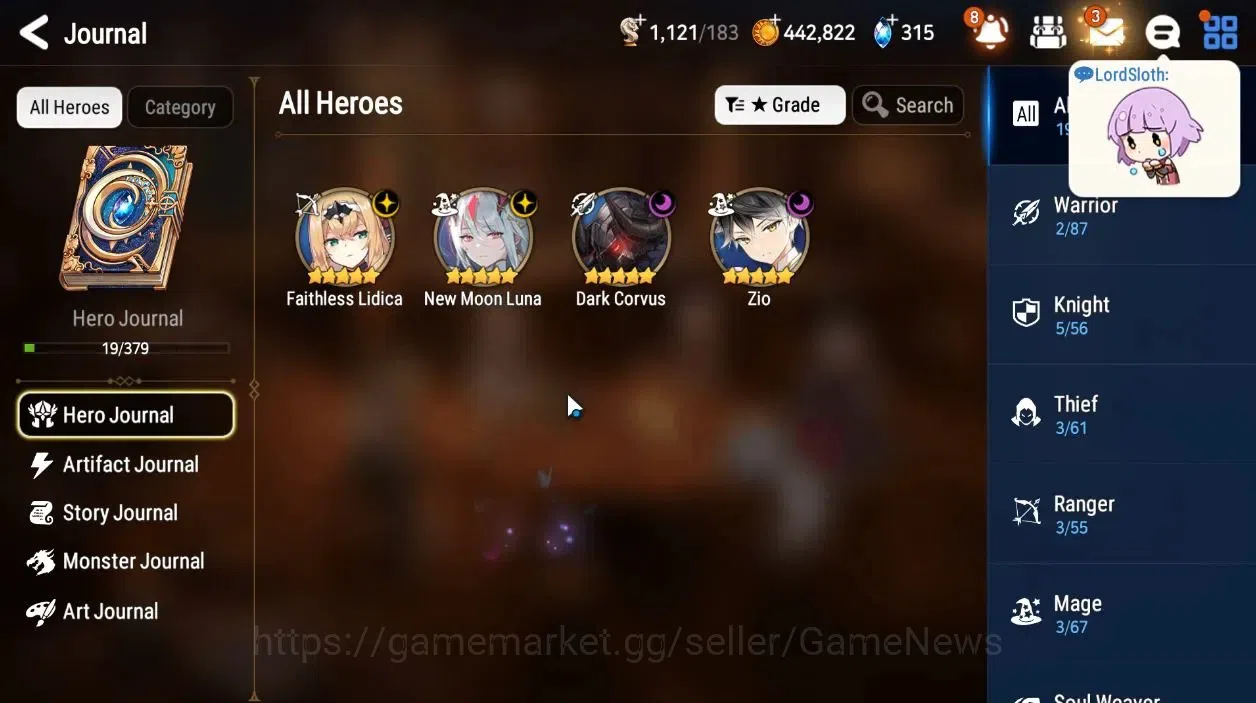 Epic Seven Accounts Global|UnVerif|NewEra|4 ML(NM Luna,Zio,DarkCorvus, image 4