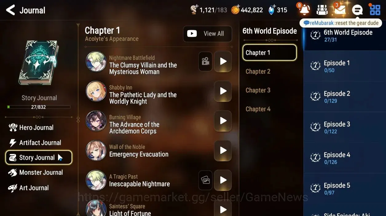Epic Seven Accounts Global|UnVerif|NewEra|4 ML(NM Luna,Zio,DarkCorvus, image 7