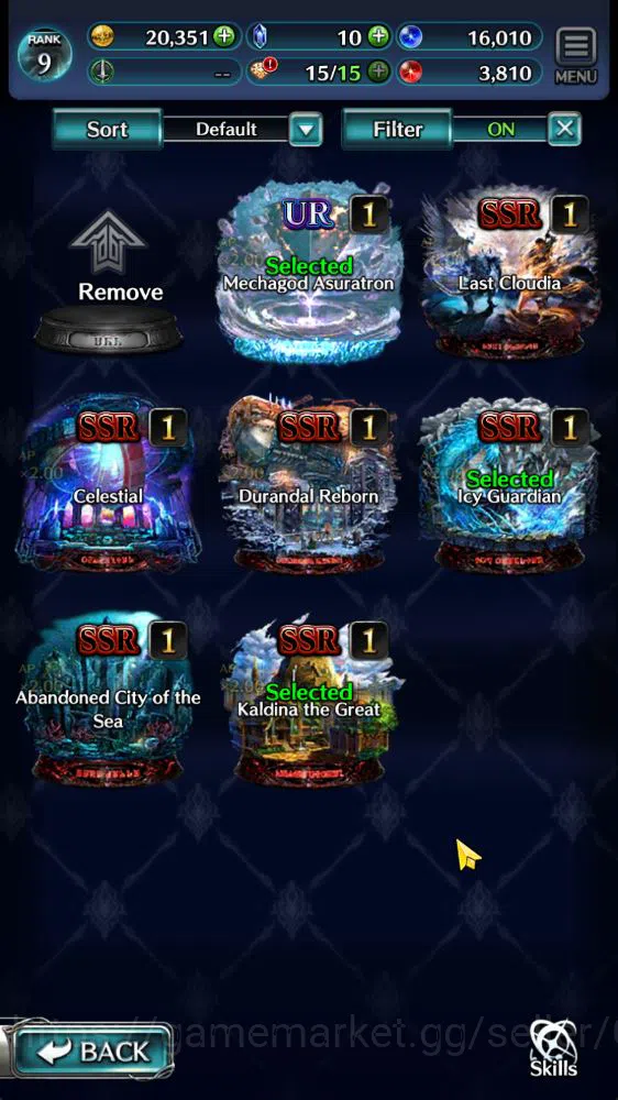Last Cloudia Accounts Global|Starter Rank 9| Ascended Roland,Spirit Maid image 4