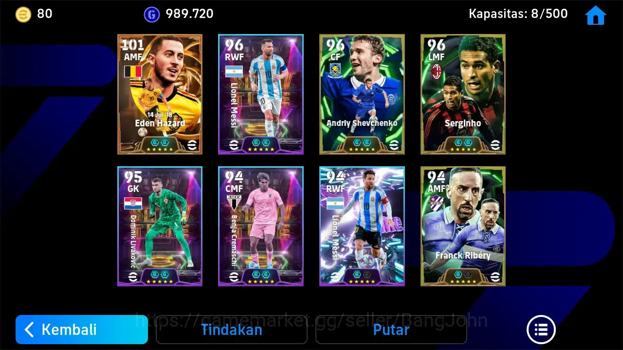eFootball Accounts ANDROID|PW 3105|Bigtime Hazard|Epic Serginho, Andr image 3