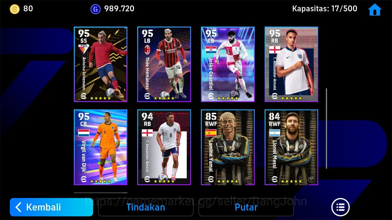 eFootball Accounts ANDROID|PW 3105|Bigtime Hazard|Epic Serginho, Andr image 5