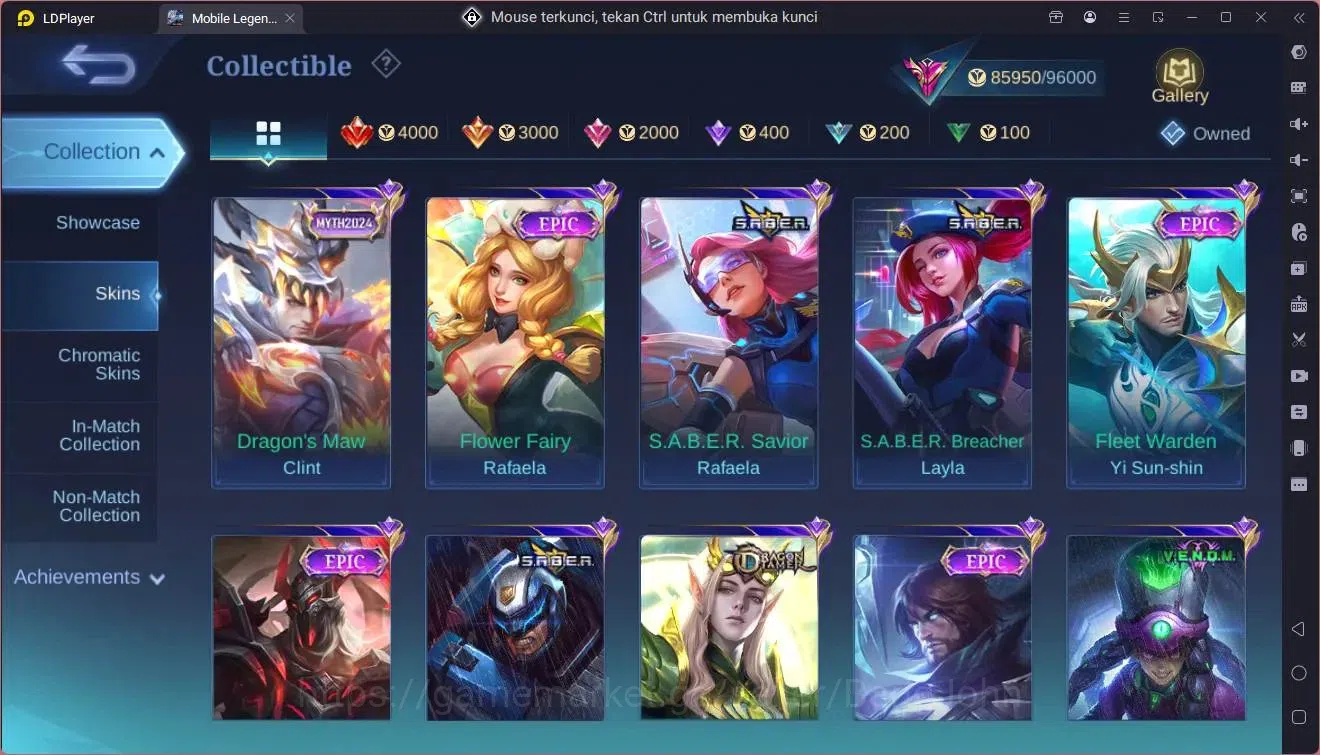 Mobile Legends: Bang Bang Accounts Global|Hero 132|Skin 337|Exalted|Legend Lunox|Sanr image 12