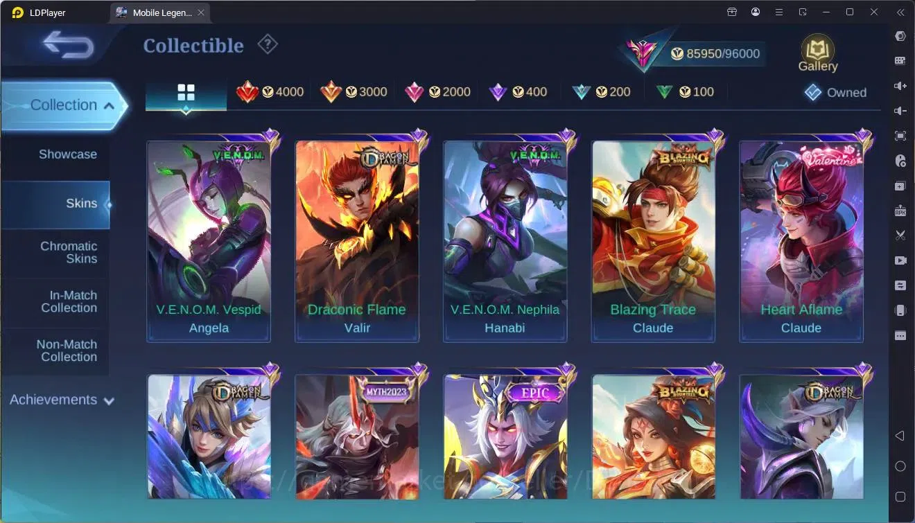 Mobile Legends: Bang Bang Accounts Global|Hero 132|Skin 337|Exalted|Legend Lunox|Sanr image 15