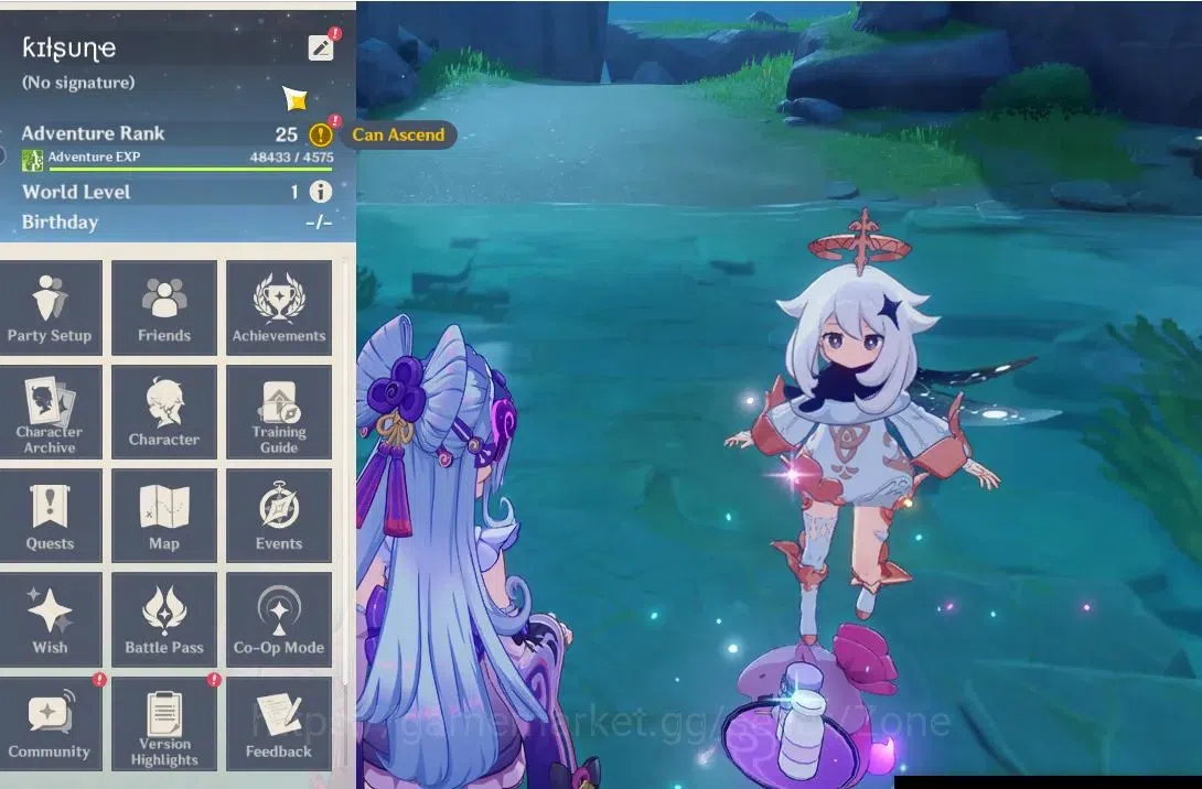 Genshin Impact Accounts Starter ASIA|AR 25|Fresh Starter|1 Limited|Odette|1 Standard Mizuki|Low Explore|All Unset|MC 1