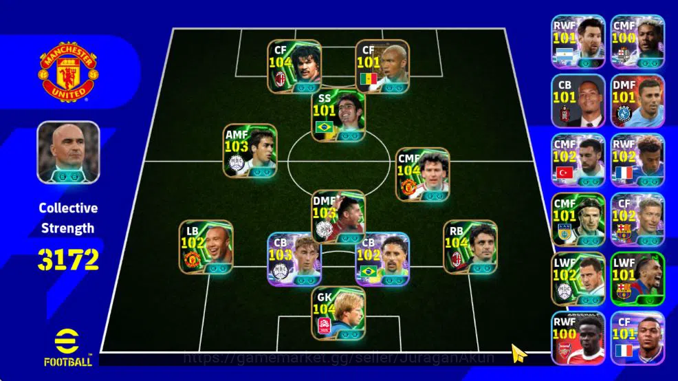 eFootball Mid-Tier Mobile|Bryan Robson,Desire Doue Blitz Curler,Ruud  image 1