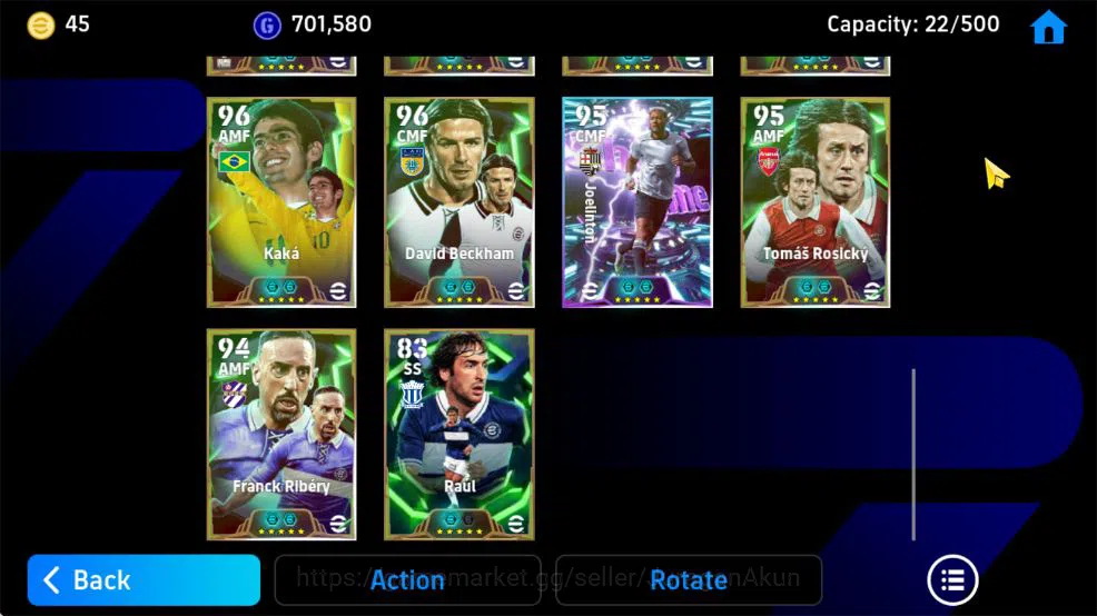 eFootball Accounts Mid-Tier Mobile|Bryan Robson,Desire Doue Blitz Curler,Ruud Gullit Low Screamer,Oliver Kahn GK Spirit 5