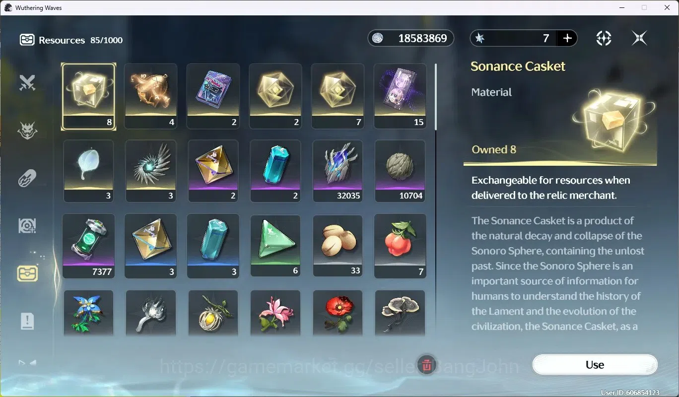 Wuthering Waves Accounts EU|UL 49|Rank 5|2 Char Limited [Lucy RC6,Lucilla]+ image 15