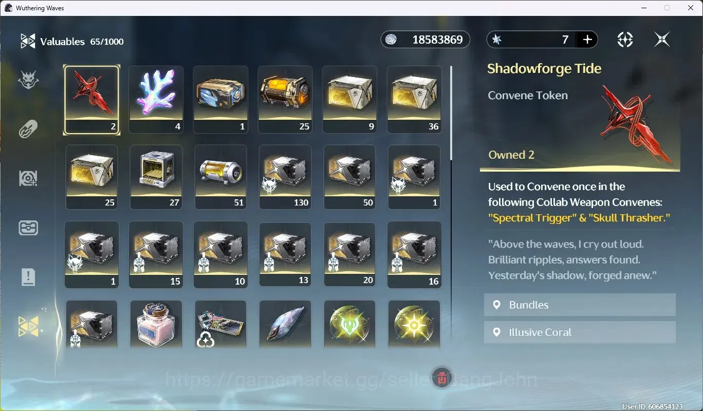Wuthering Waves Accounts EU|UL 49|Rank 5|2 Char Limited [Lucy RC6,Lucilla]+ image 17