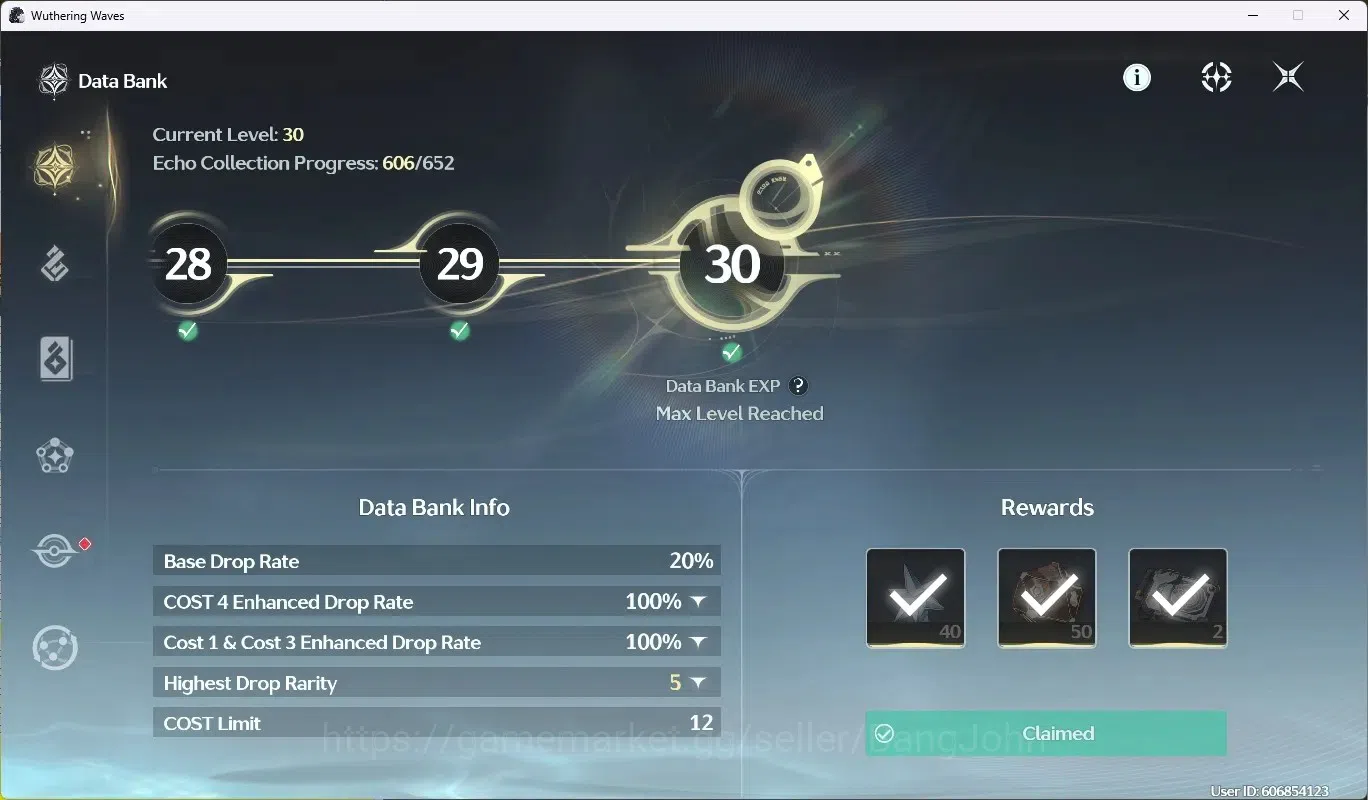 Wuthering Waves Accounts EU|UL 49|Rank 5|2 Char Limited [Lucy RC6,Lucilla]+ image 9