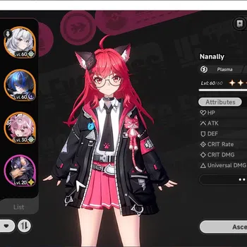 Neverness to Everness Accounts GLOBAL SEA|HL 46|TL 30|9 S-Clas 4 Limited [Shinku,Nanally]+Sign,Iroi,Hotori|1,4