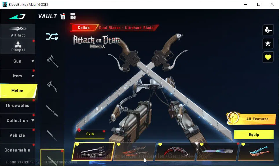 Blood Strike Accounts ASIA|2 EVO [M4A1-TIADRACO,SCAR-STELLAR] +14 ETER[N image 10