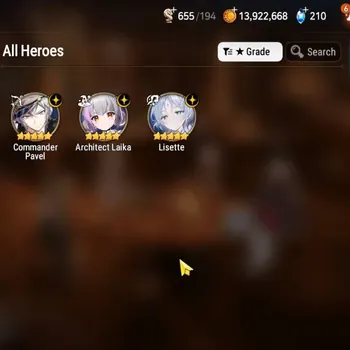 Epic Seven Accounts Limited Hero GLOBAL UnVerif|New Era|3 ML(Lisete,Arch Laika,Comnd Pavel)+TA