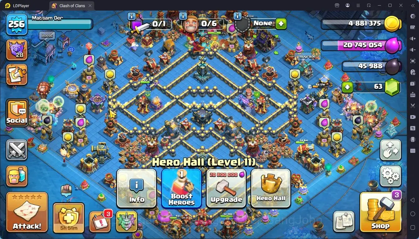 Clash of Clans Accounts Global |TH 17-BH 10|LVL 256|BK96,AQ97,MP73,GW75,RC image 13
