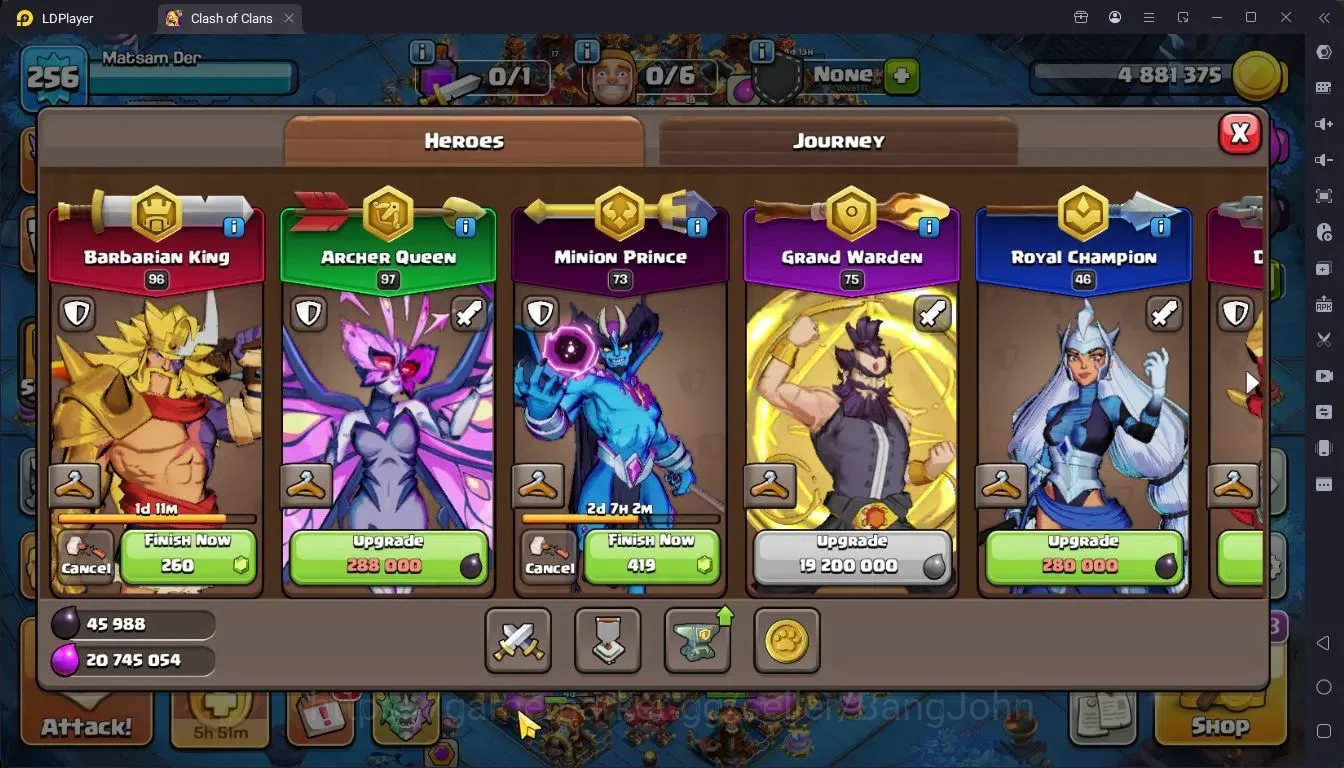 Clash of Clans Accounts Global |TH 17-BH 10|LVL 256|BK96,AQ97,MP73,GW75,RC image 14
