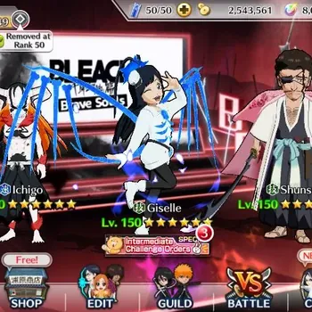 Bleach: Brave Souls Accounts Starter Global Starter| 51K BP+8K Orb|Fresh Story|Ichigo,Giselle,Shunsui,Renji,Byakuya,Aizen