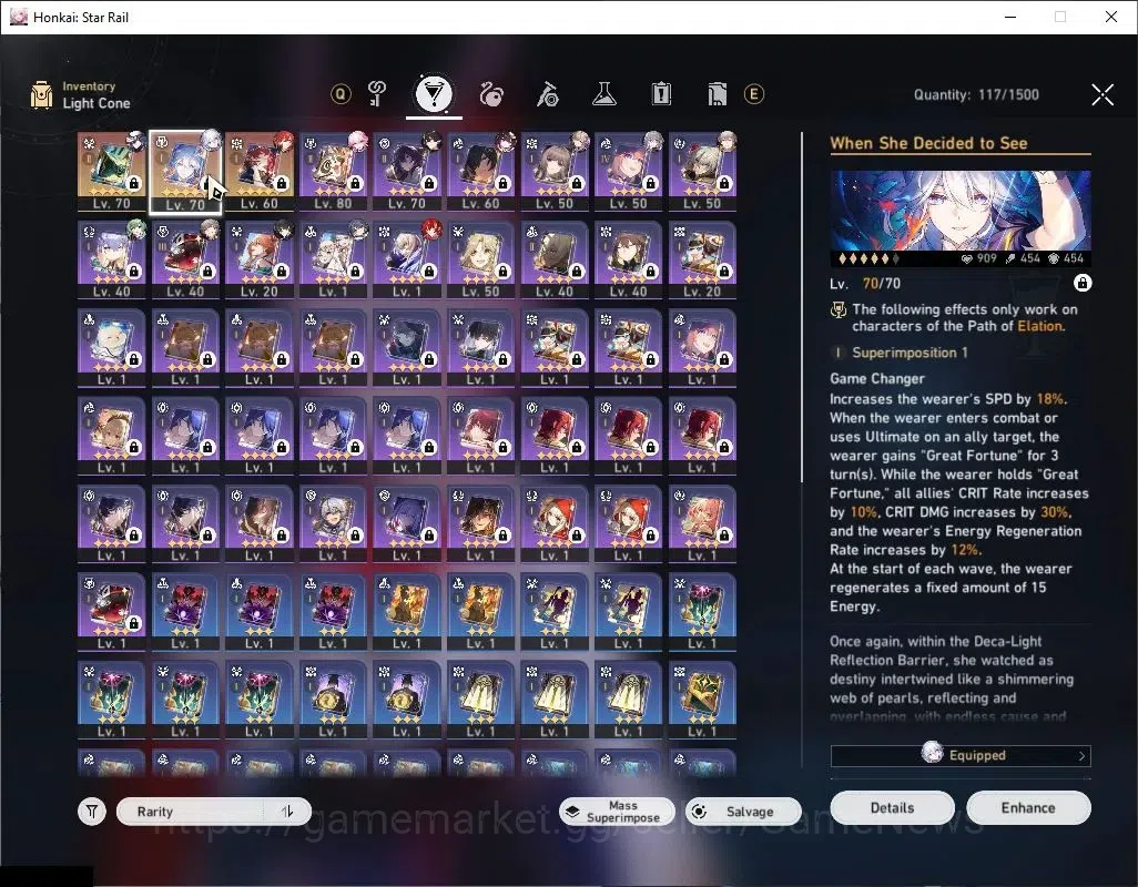 Honkai Star Rail Accounts Asia |TL 63|9 Limited| Yao Guang+Sign,Evanescia,Yu image 5
