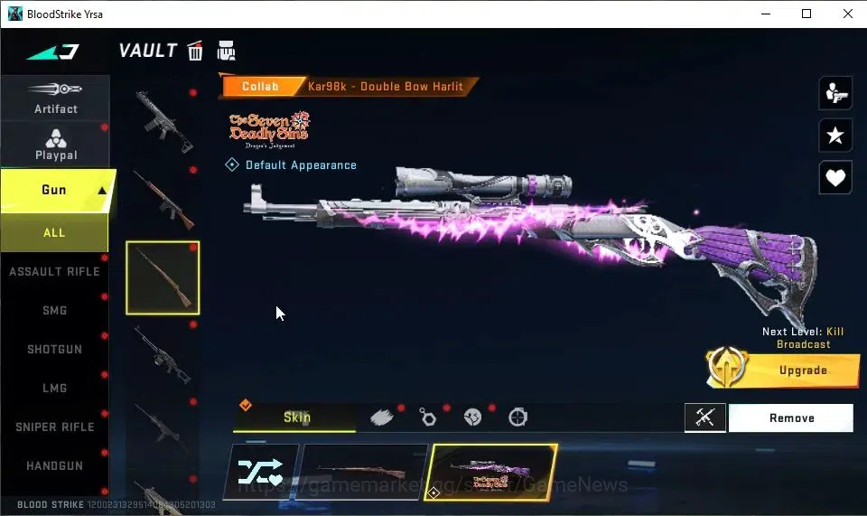 Blood Strike Accounts ASIA|2 ETERNAL[M4A1-Blight Lv3,DEagle-Scorpius]|Co image 10