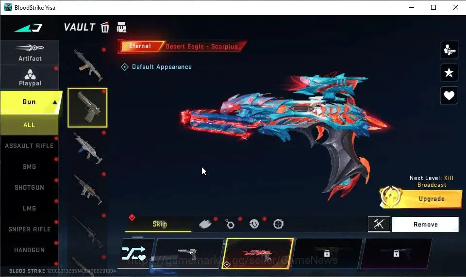 Blood Strike Accounts ASIA|2 ETERNAL[M4A1-Blight Lv3,DEagle-Scorpius]|Co image 12