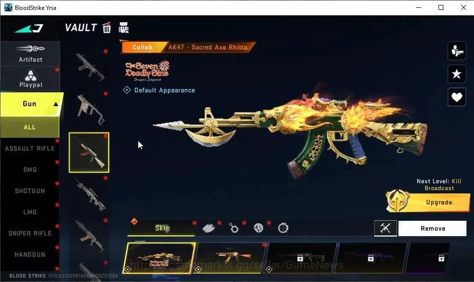 Blood Strike Accounts ASIA|2 ETERNAL[M4A1-Blight Lv3,DEagle-Scorpius]|Co image 13