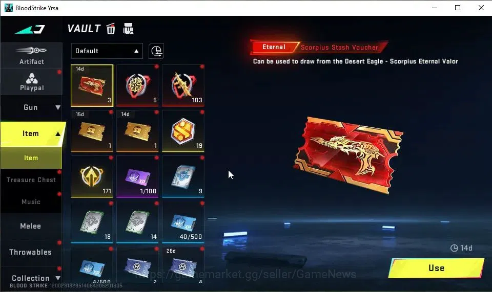 Blood Strike Accounts ASIA|2 ETERNAL[M4A1-Blight Lv3,DEagle-Scorpius]|Co image 18