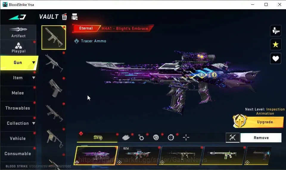 Blood Strike Accounts ASIA|2 ETERNAL[M4A1-Blight Lv3,DEagle-Scorpius]|Co image 7