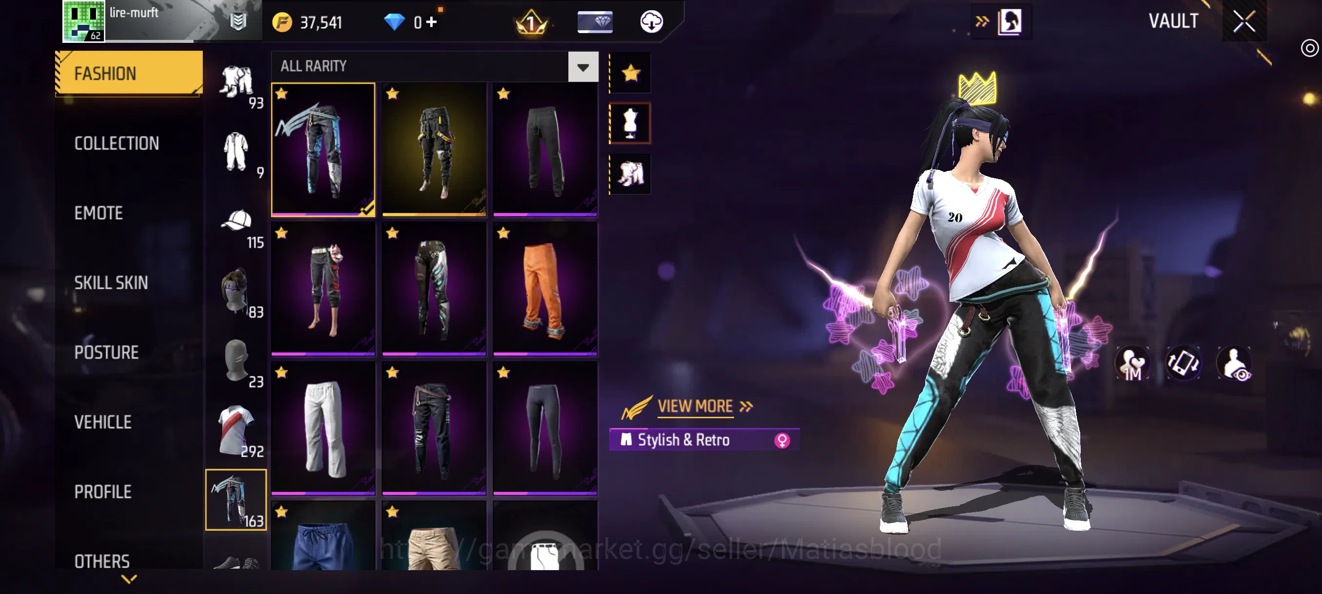 Free Fire Accounts America | Old Beta Account Almost 9 yo | OG Angelical Pants | Nagi Bluelock Collab Skin | Old Clothes 1
