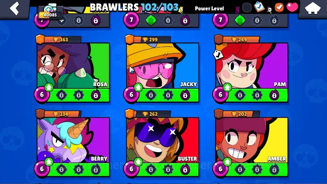 Brawl Stars Accounts 40085 Trophy|102 Brawlers 35 Max Lv|UL KAZE & SIRI image 18