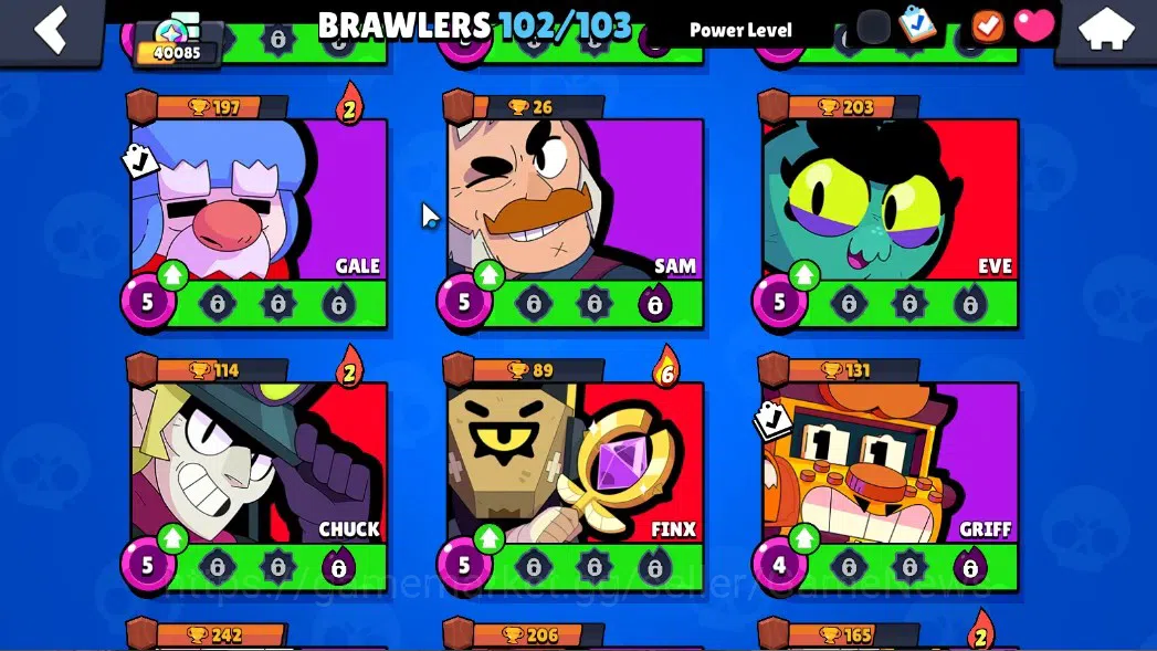 Brawl Stars Accounts 40085 Trophy|102 Brawlers 35 Max Lv|UL KAZE & SIRI image 19