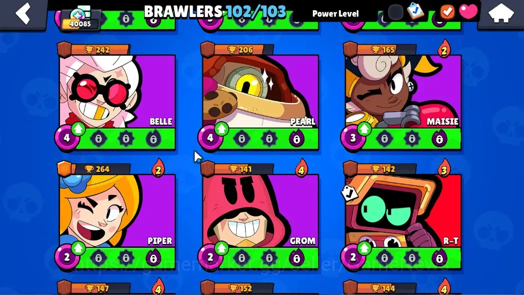 Brawl Stars Accounts 40085 Trophy|102 Brawlers 35 Max Lv|UL KAZE & SIRI image 20