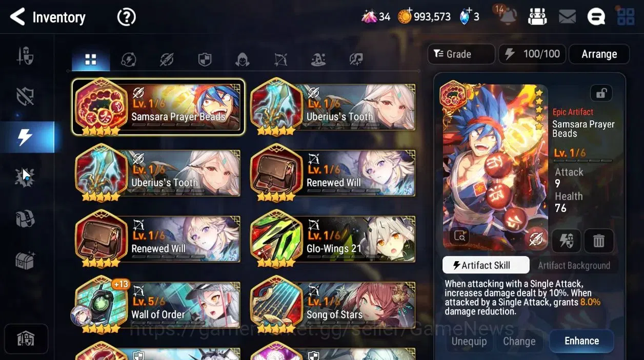 Epic Seven Accounts Global|UnVerif|NewEra|3 ML[Salome,E Ilynav,A Tywin image 17
