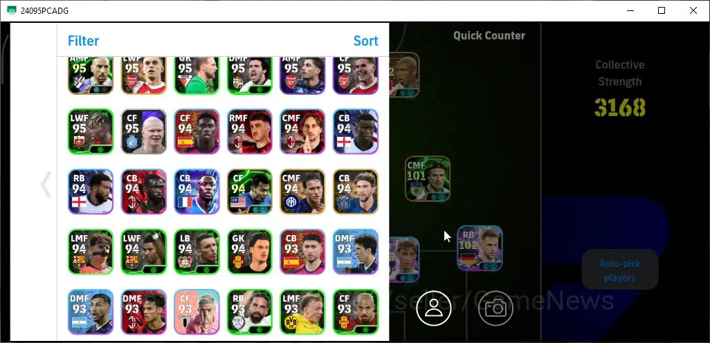 eFootball Accounts Android|Epic Gerrard,David Beckham,El-Hadji Diouf, image 3