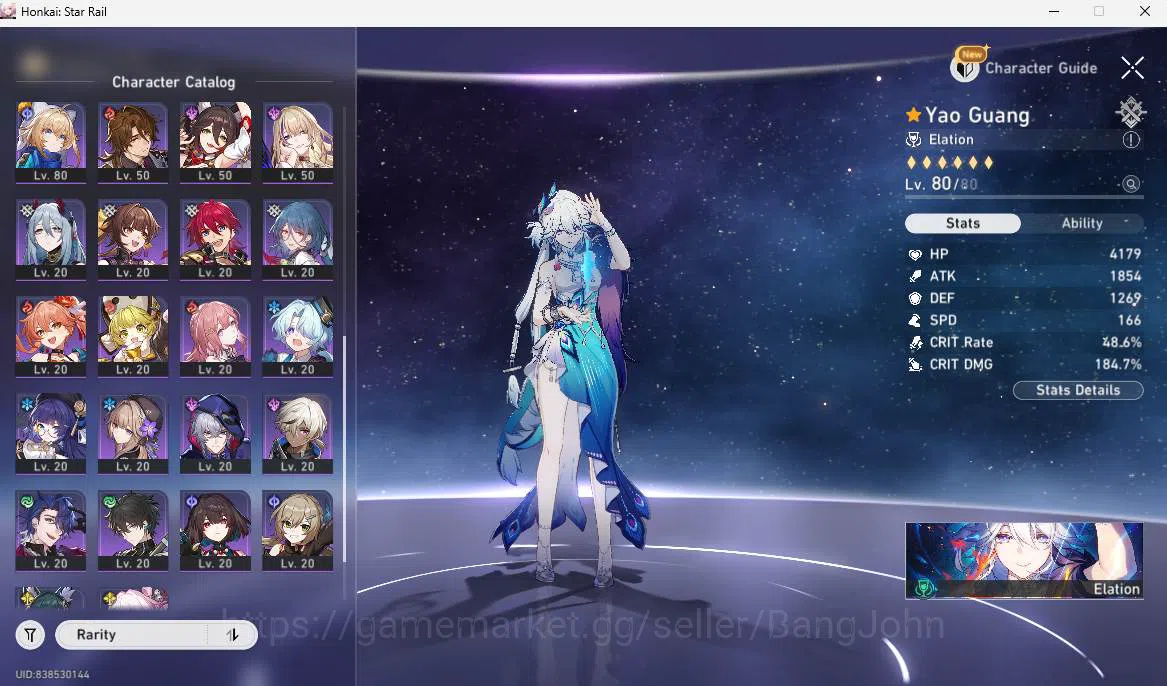 Honkai Star Rail Accounts ASIA|TL 70|Archer Prem Team|17 limit|LC Sign(Arche image 9