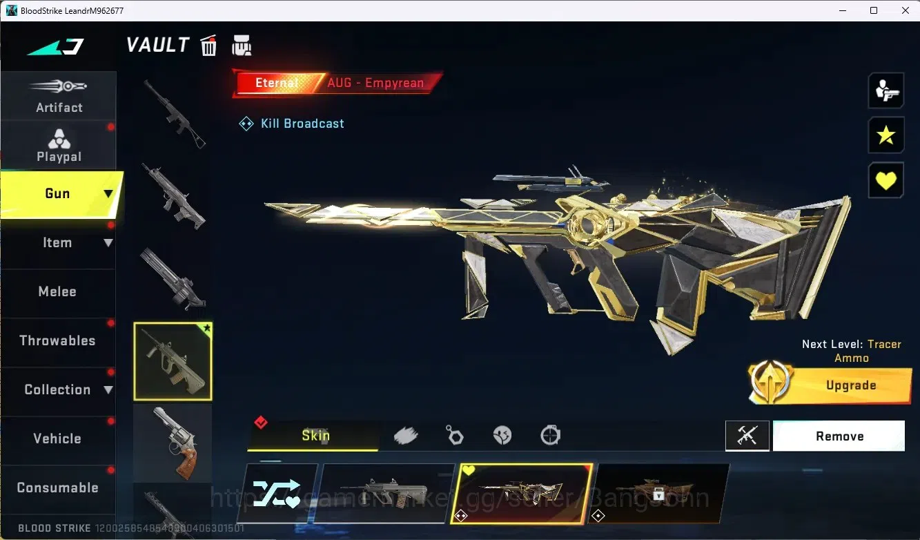 Blood Strike Accounts ASIA | 1 Eternal Gun: AUG - Empyrean | 1 Legendary image 3