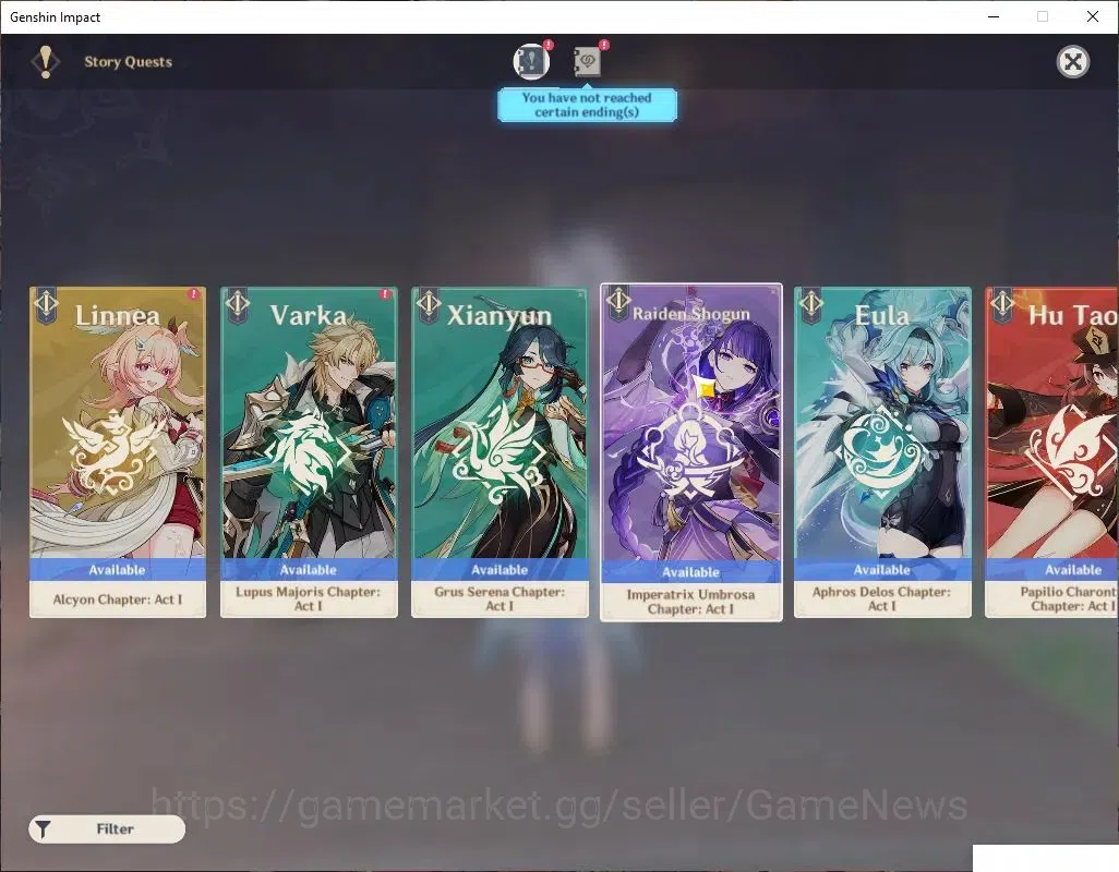 Genshin Impact Accounts Asia |AR 50|5 Limited +1(*5WEp)|Columbina,Neuville image 12