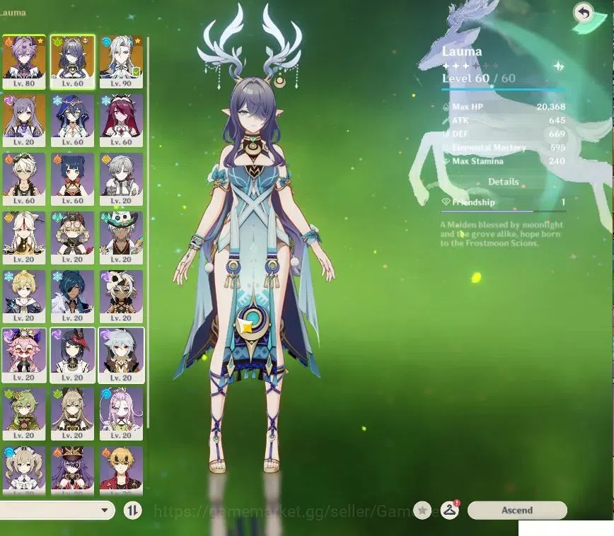 Genshin Impact Accounts Asia |AR 50|5 Limited +1(*5WEp)|Columbina,Neuville image 3