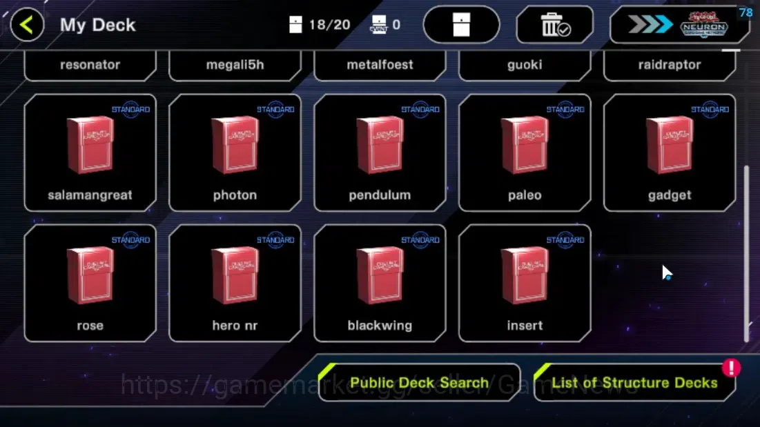 Yu-Gi-Oh! Master Duel Accounts Android|Lv 18 | 18 Deck | yubel fs, vsk9, kewl Too image 3