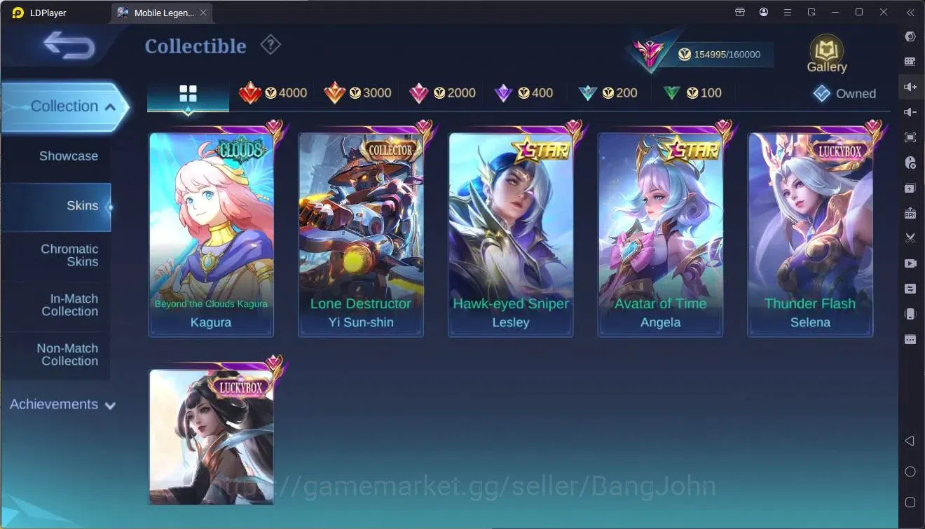 Mobile Legends: Bang Bang Accounts Global|Hero 133|Skin 440|Exalted|Legend Franco,Les image 12