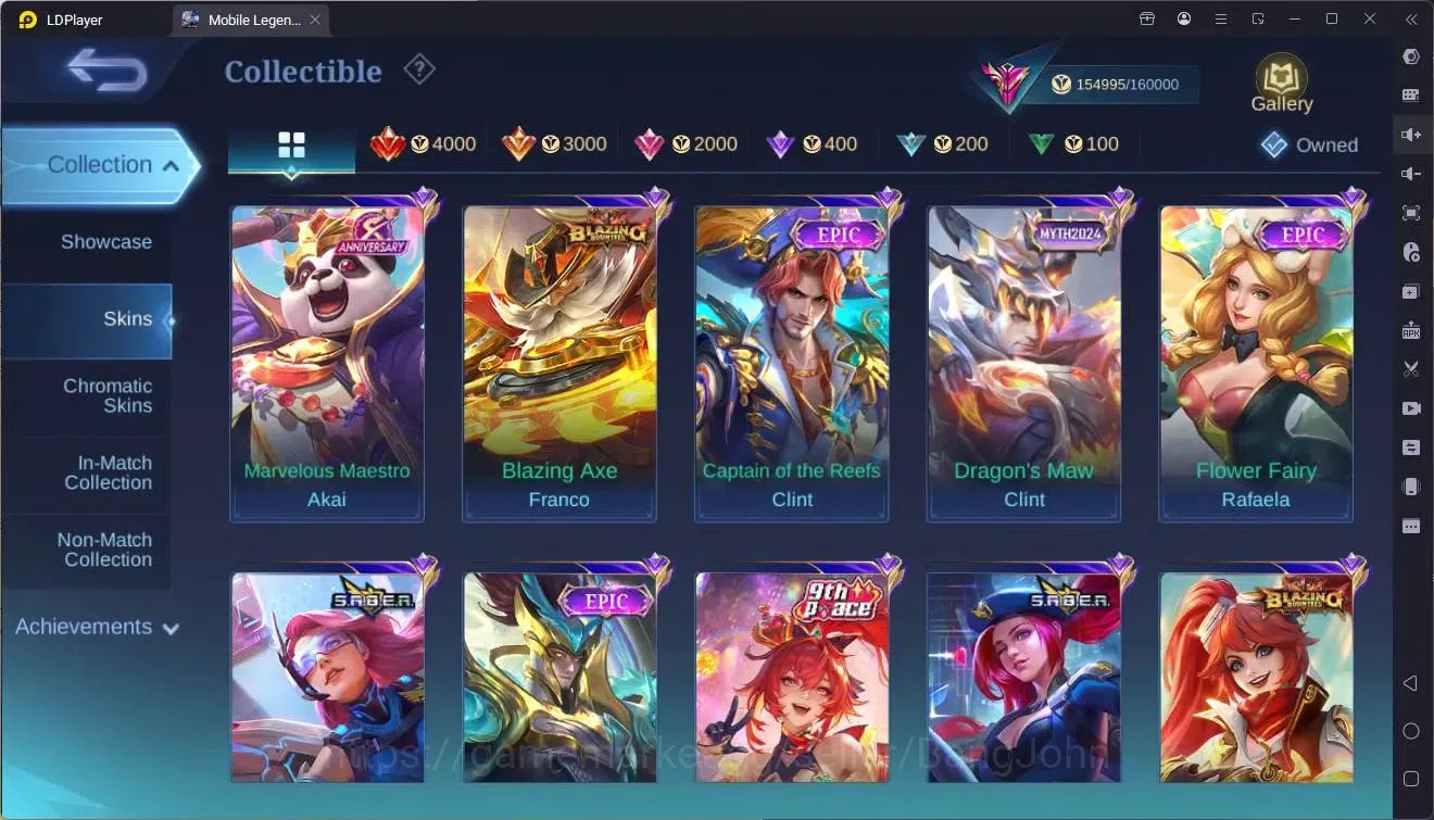 Mobile Legends: Bang Bang Accounts Global|Hero 133|Skin 440|Exalted|Legend Franco,Les image 15