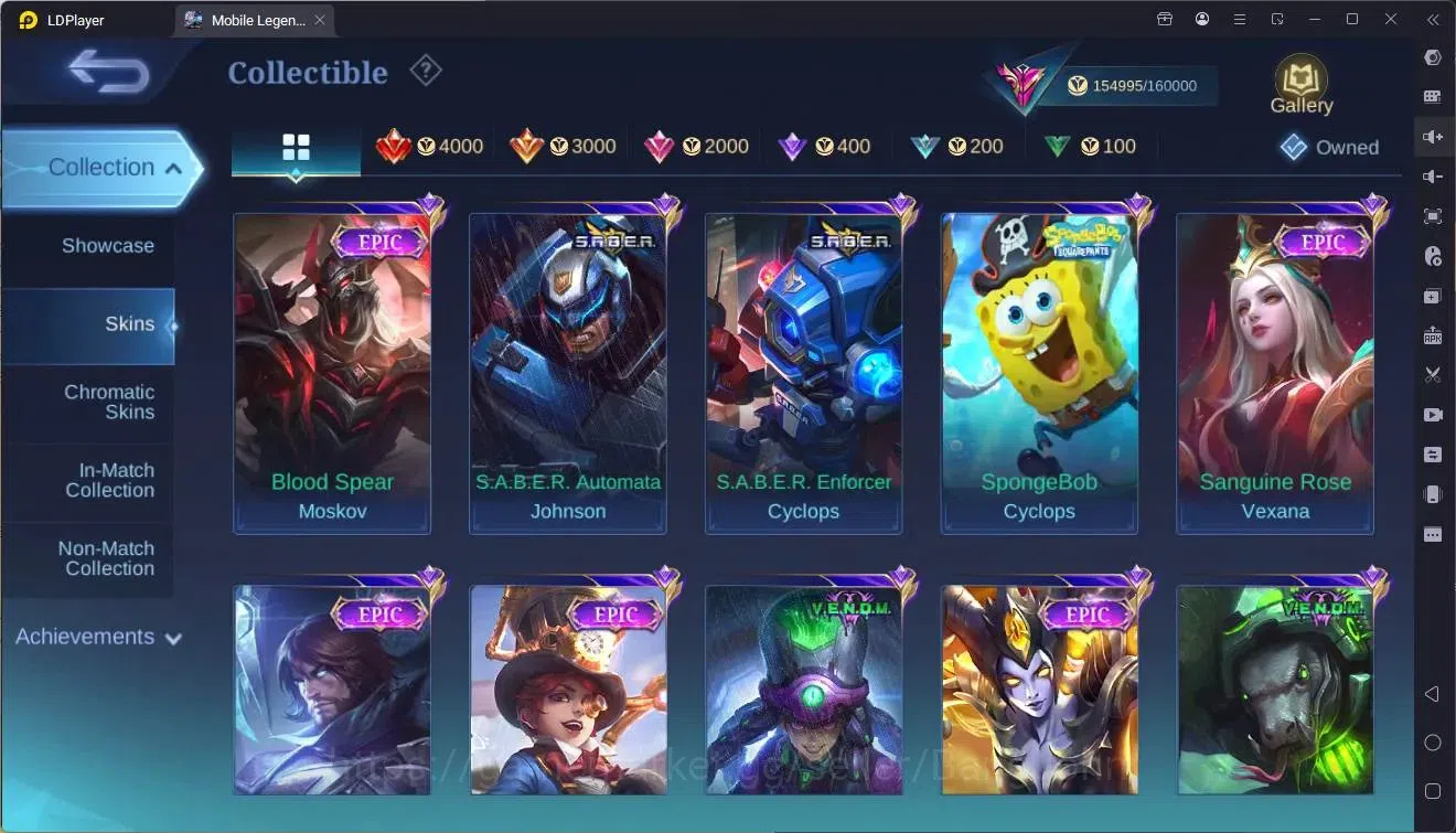Mobile Legends: Bang Bang Accounts Global|Hero 133|Skin 440|Exalted|Legend Franco,Les image 18