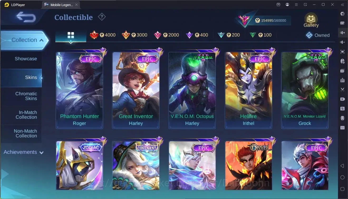 Mobile Legends: Bang Bang Accounts Global|Hero 133|Skin 440|Exalted|Legend Franco,Les image 19